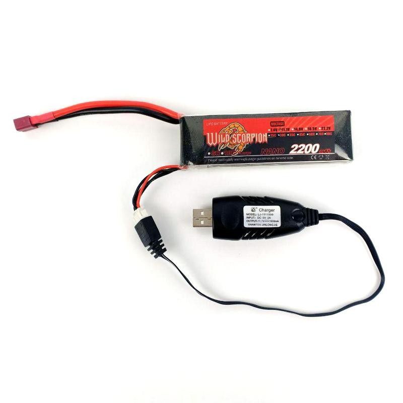 3S 11.1V LiPo Battery USB 5V 500mA Balance Charger
